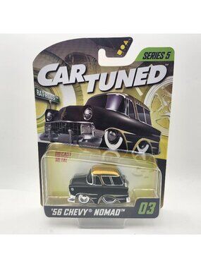 MGA CarTuned Series 5 No 03 56 Chevy Nomad Black Rat Rods